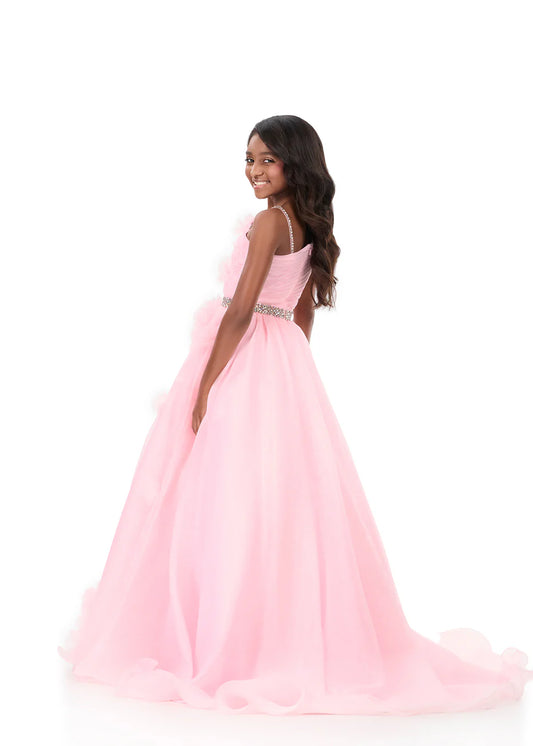 ASHLEYlauren Kids Organza Ball Gown 8380