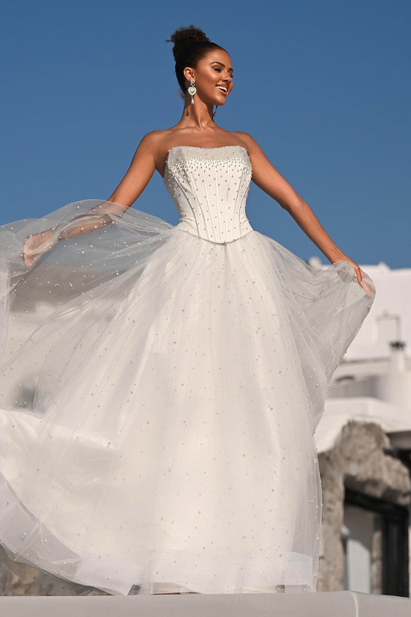 Portia and Scarlett Strapless A-Line Corset Prom Dress PS26034 – Flirt Prom & Pageant