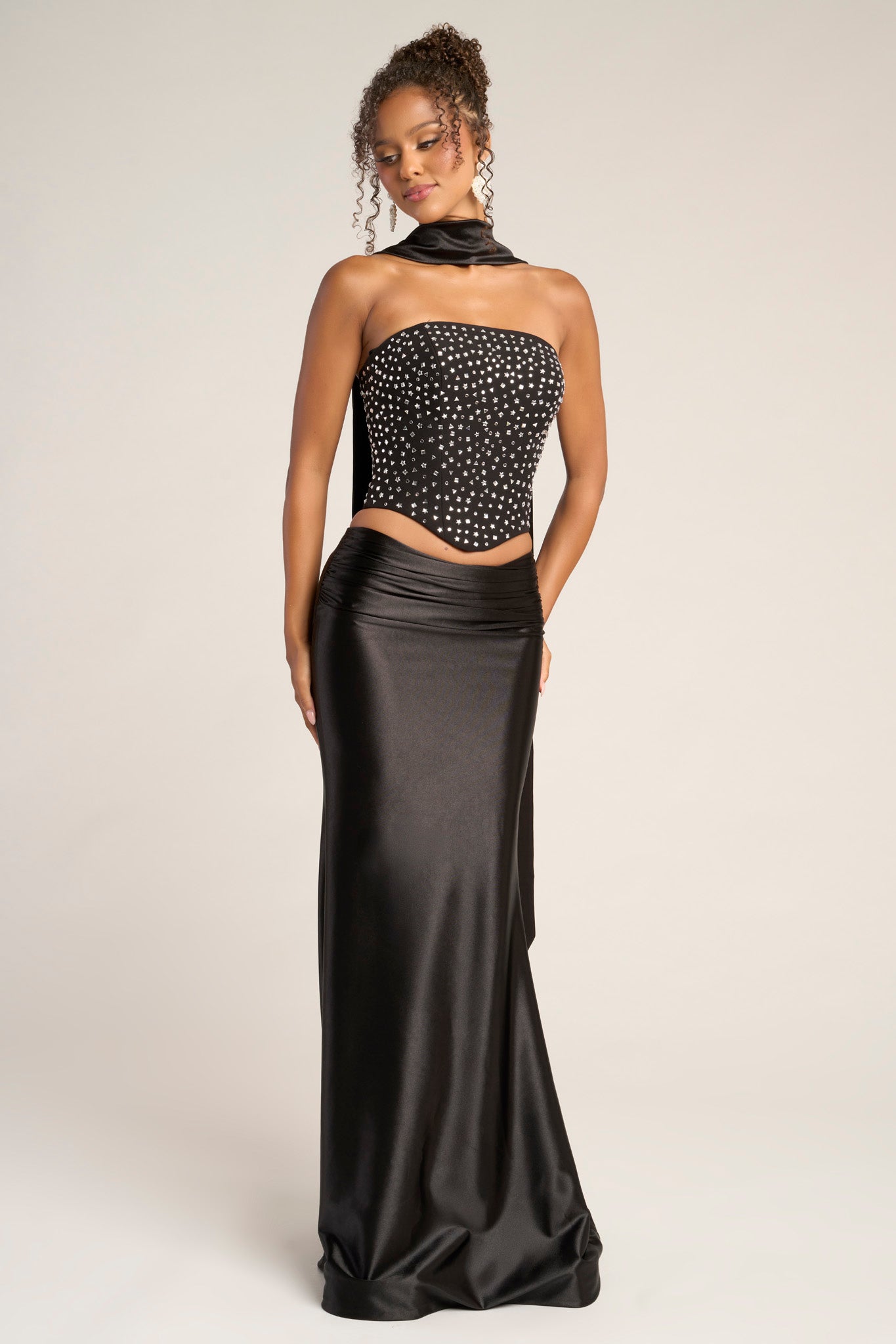 Portia and Scarlett Two Piece Corset Prom Dress PS26042