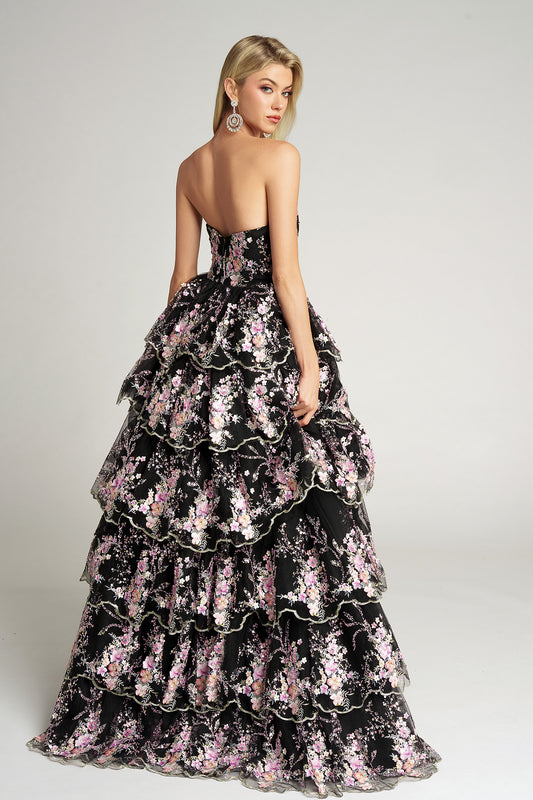 Portia and Scarlett Strapless Ball Gown Prom Dress PS26051