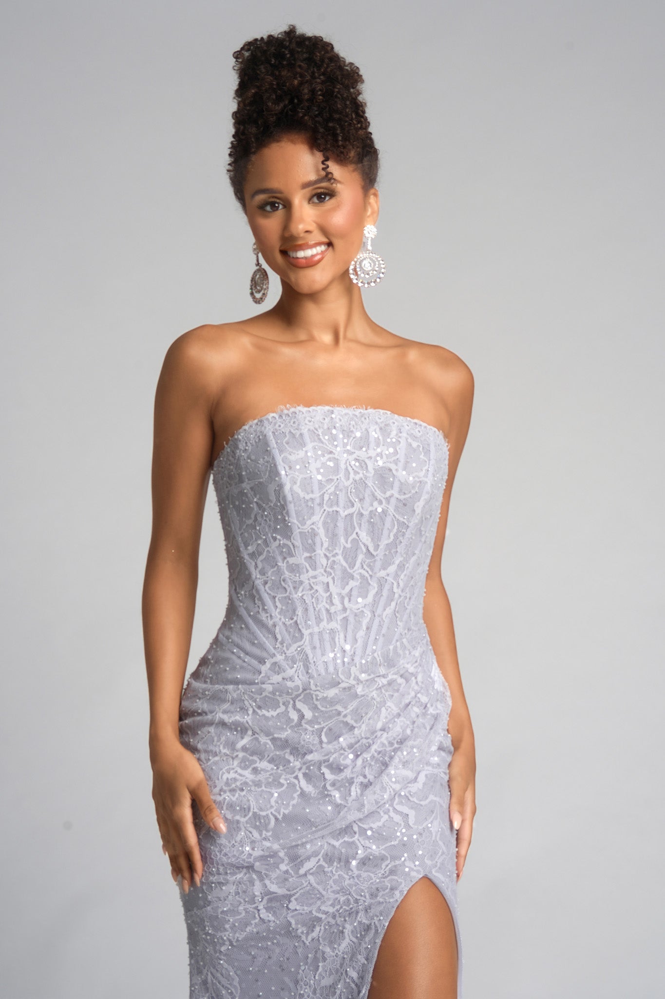 Portia and Scarlett Lace Prom Dress PS26223