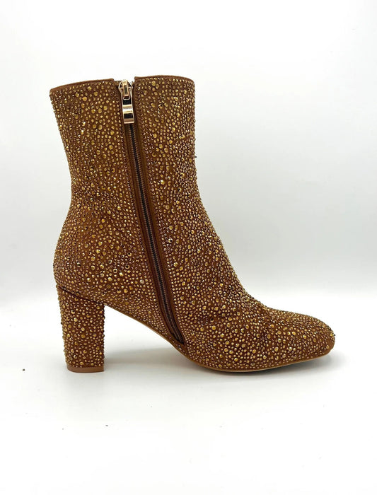 Sparkler Bootie- Gold