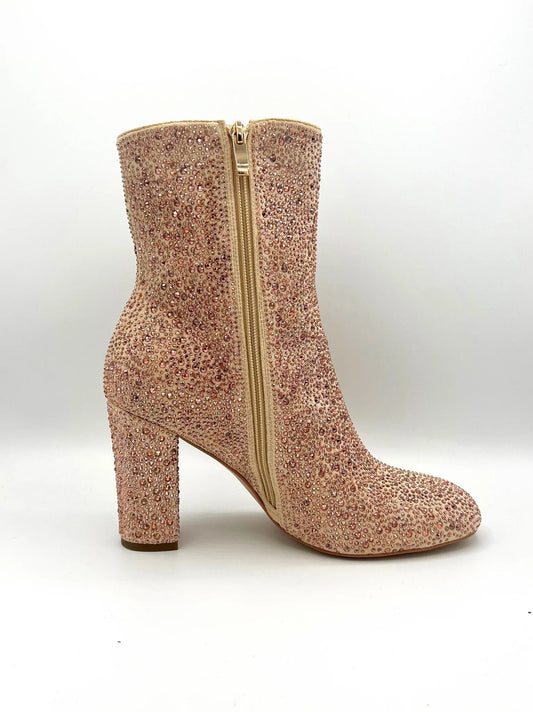 Sparkler Bootie- Rose Gold