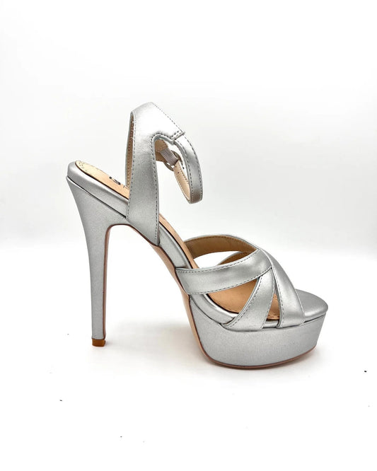 Metallic Heel - Silver