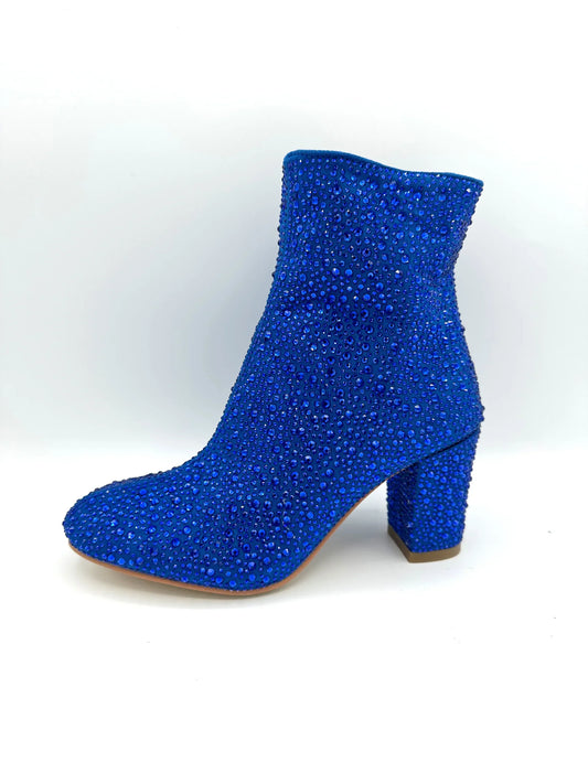 Kids Sparkler Bootie - Royal Blue