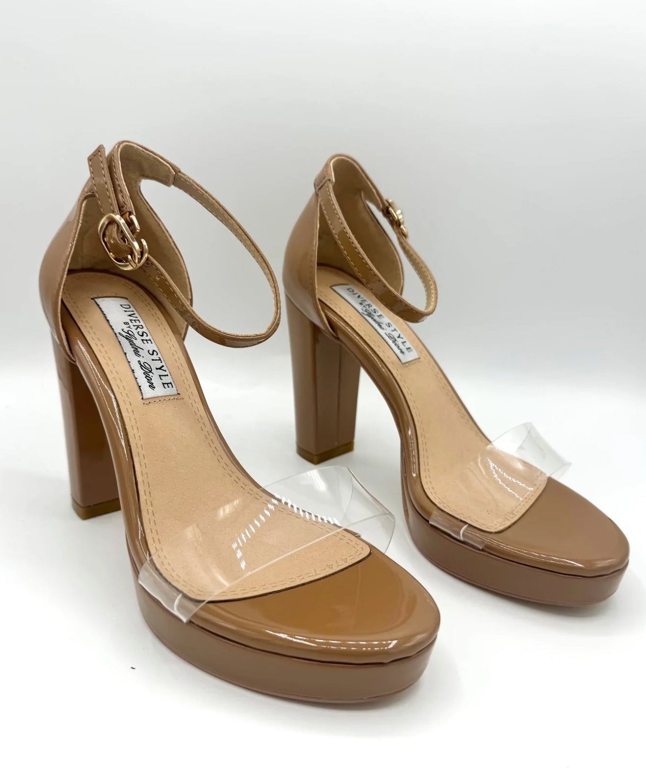 Sweete Heel - Lucite/Oatmeal