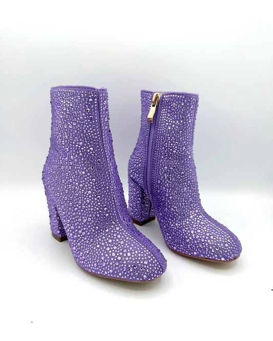 Kids Sparkler Bootie - Lilac