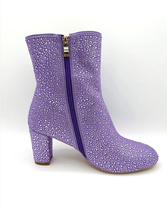 Kids Sparkler Bootie - Lilac