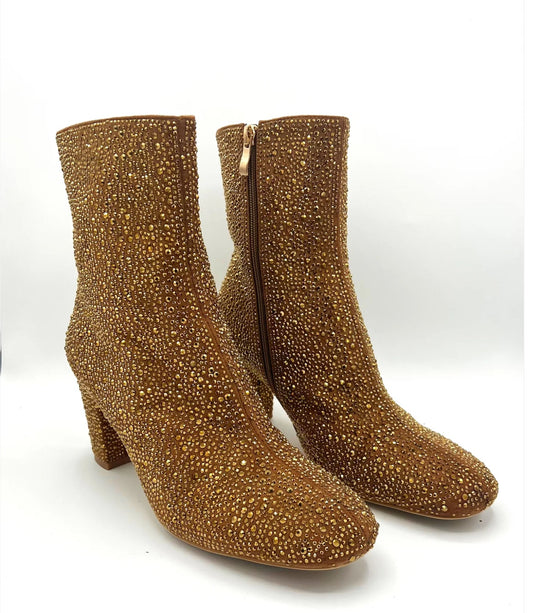 Sparkler Bootie - Gold