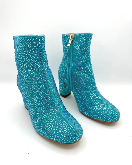 Kids Sparkler Bootie - Teal