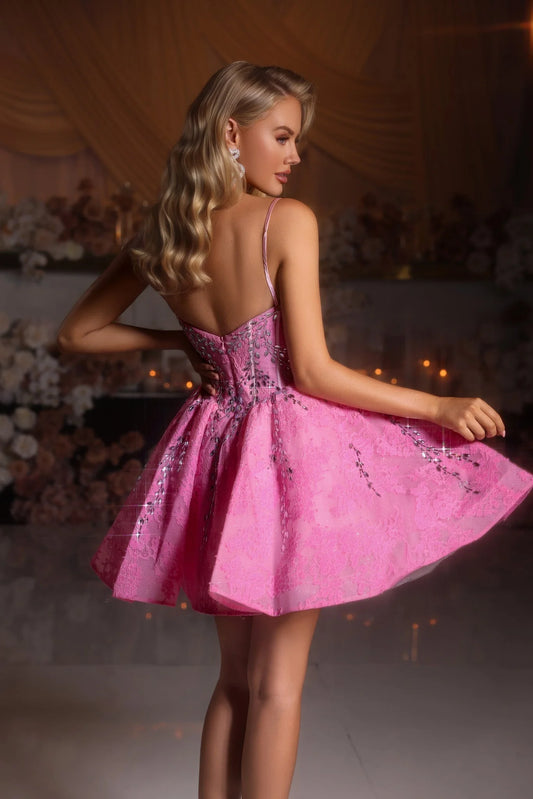 Portia and Scarlett Homecoming Mini Dress PS25784