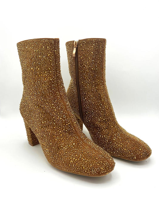 Sparkler Bootie - Gold