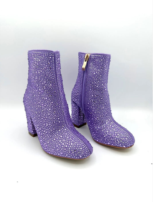 Sparkler Bootie - Lilac