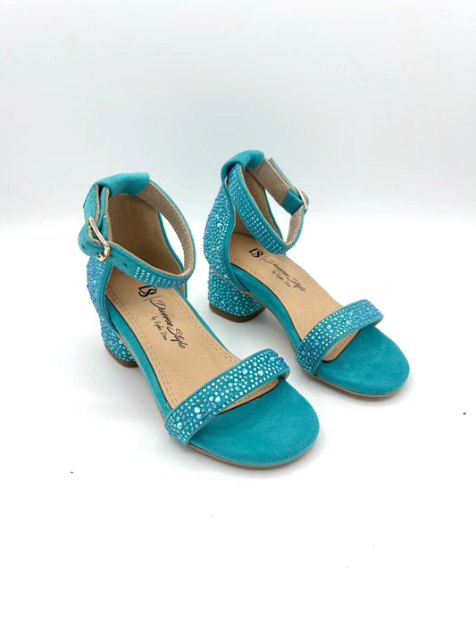 Sparkler Cinderella Heel - Teal