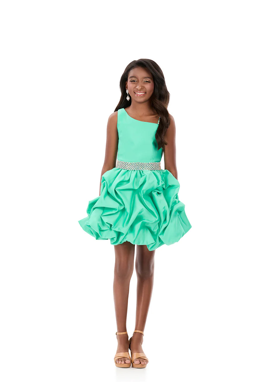 ASHLEYlauren Kids Satin Bubble Dress 8329