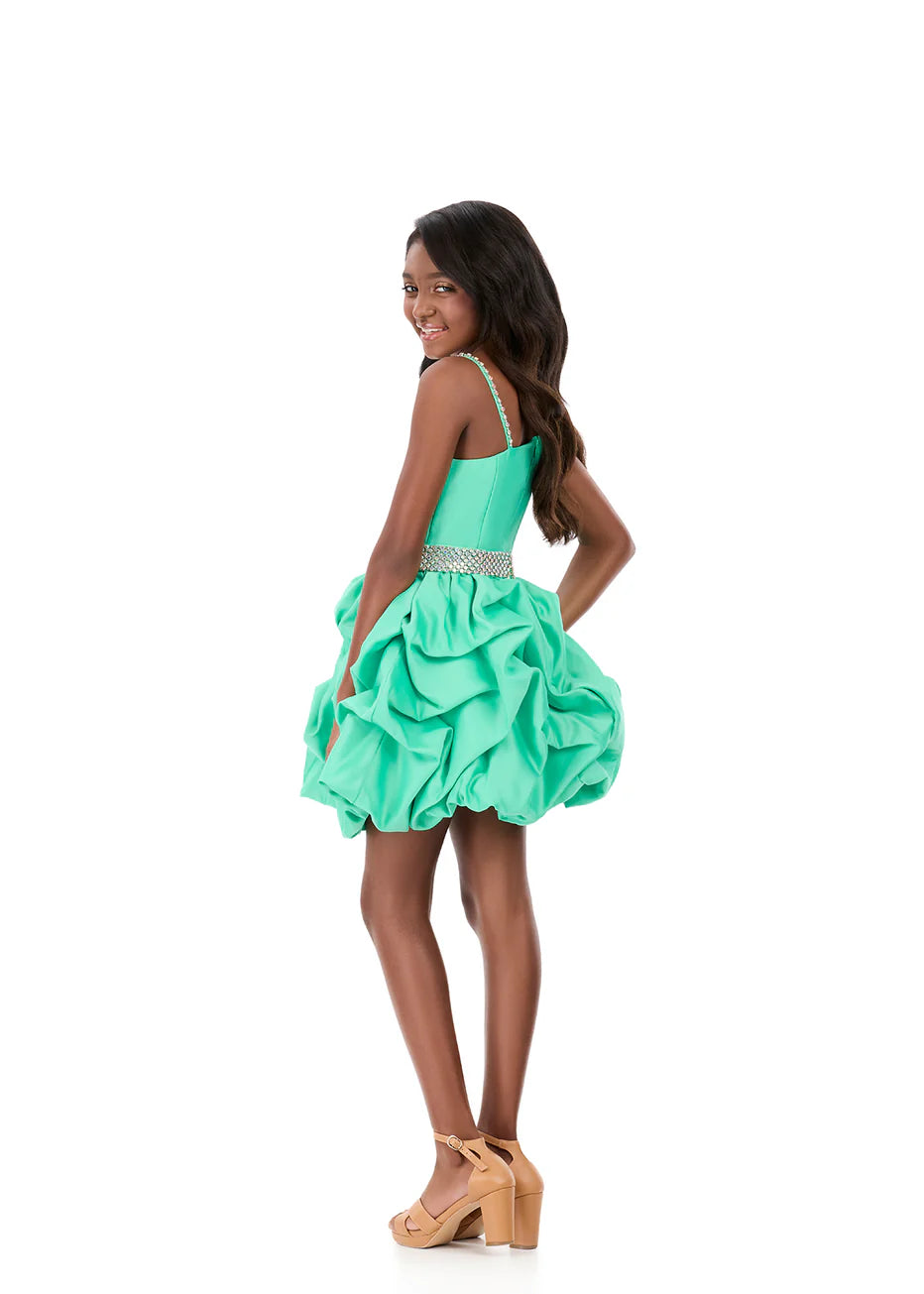 ASHLEYlauren Kids Satin Bubble Dress 8329