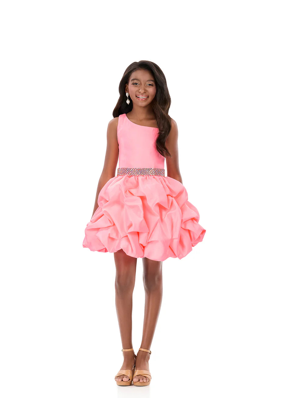 ASHLEYlauren Kids Satin Bubble Dress 8329