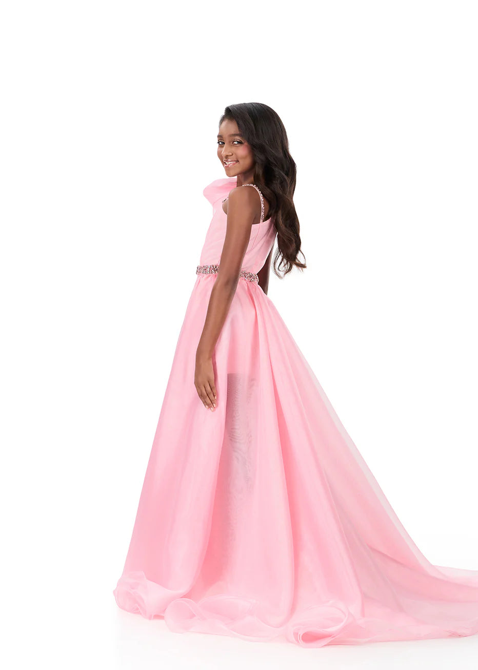 ASHLEYlauren Kids High-Low Gown 8348