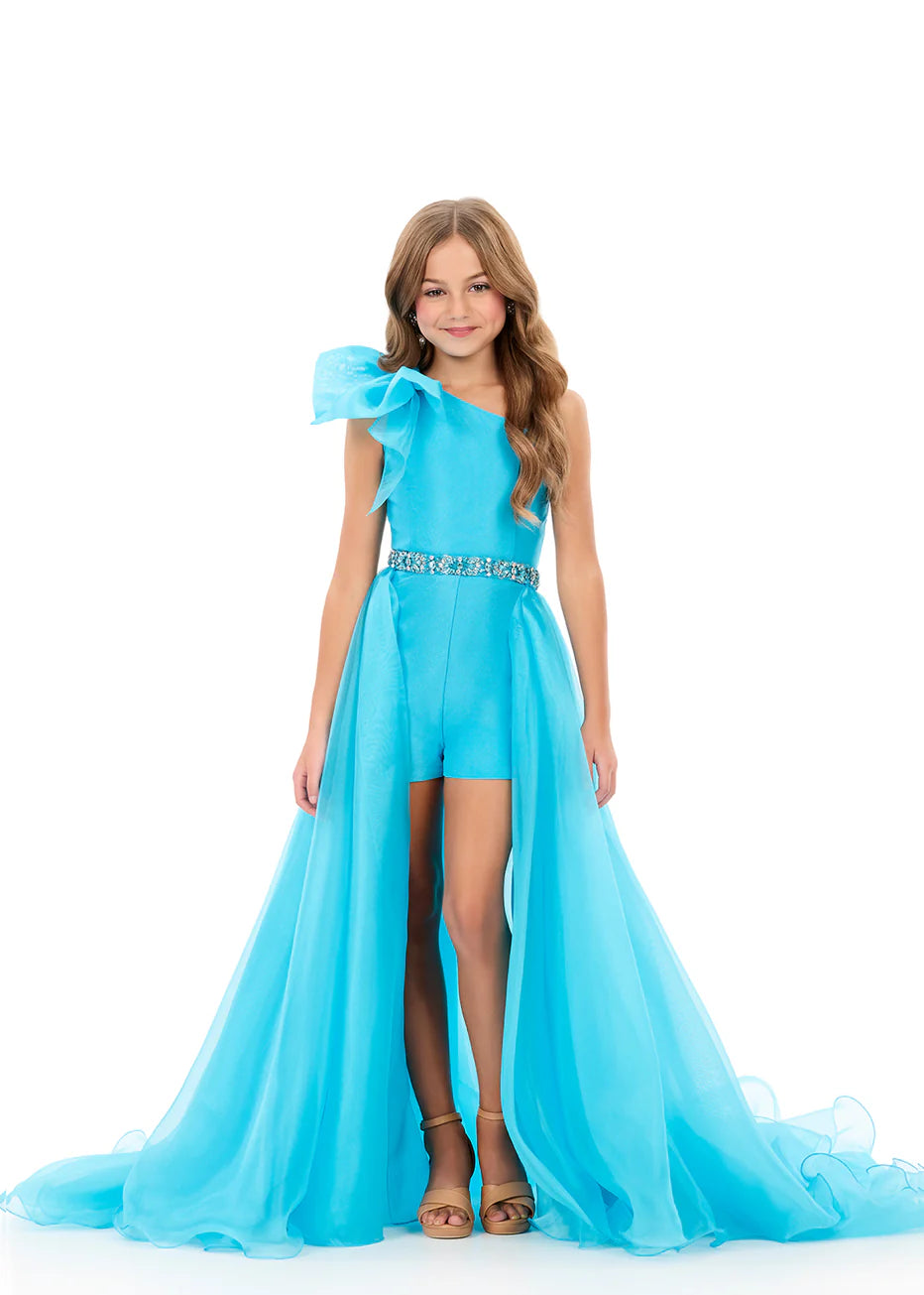 ASHLEYlauren Kids High-Low Gown 8348