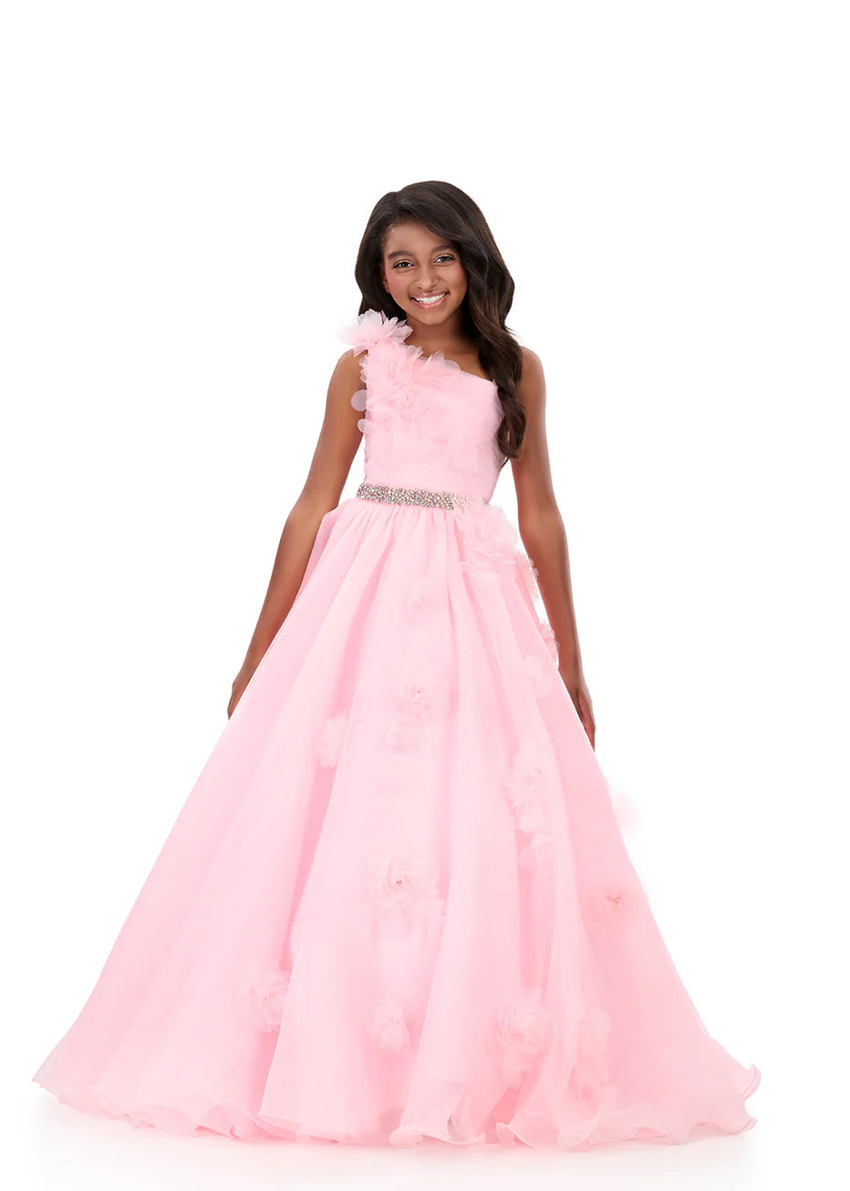 ASHLEYlauren Kids Organza Ball Gown 8380