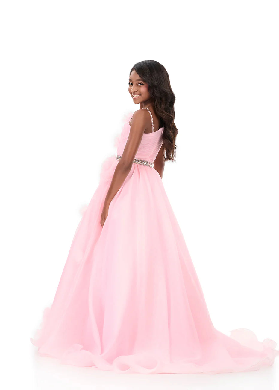 ASHLEYlauren Kids Organza Ball Gown 8380