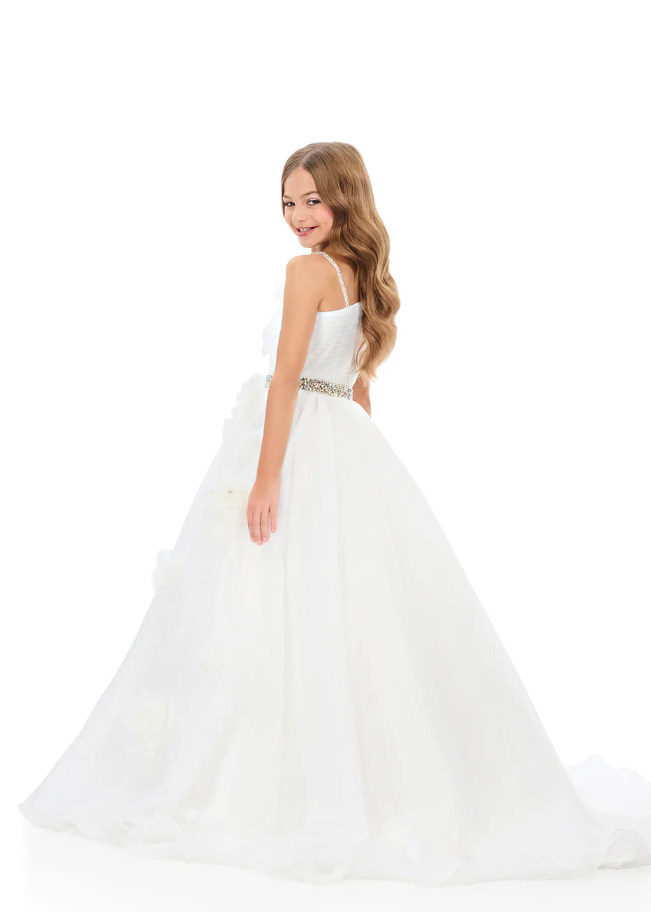 ASHLEYlauren Kids Organza Ball Gown 8380