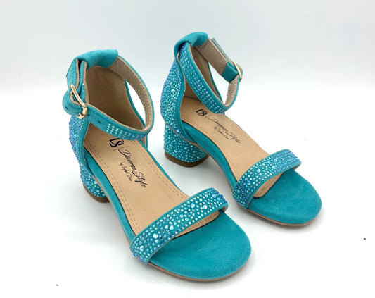 Sparkler Cinderella Heel - Teal