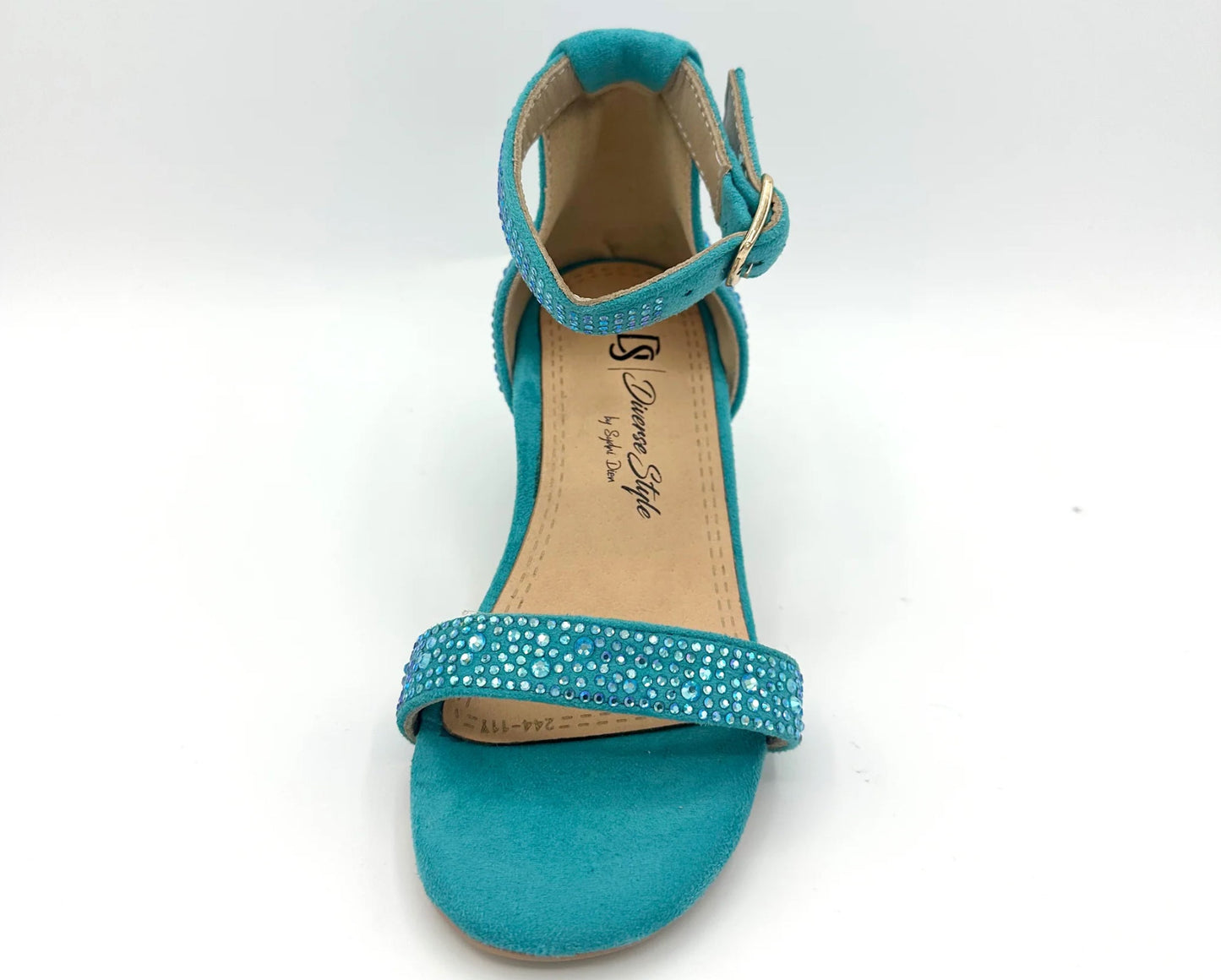 Sparkler Cinderella Heel - Teal