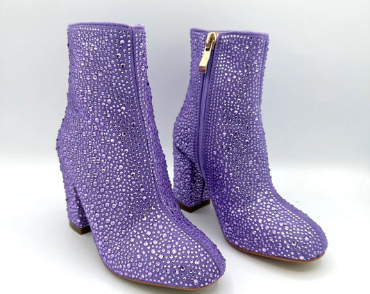 Sparkler Bootie - Lilac