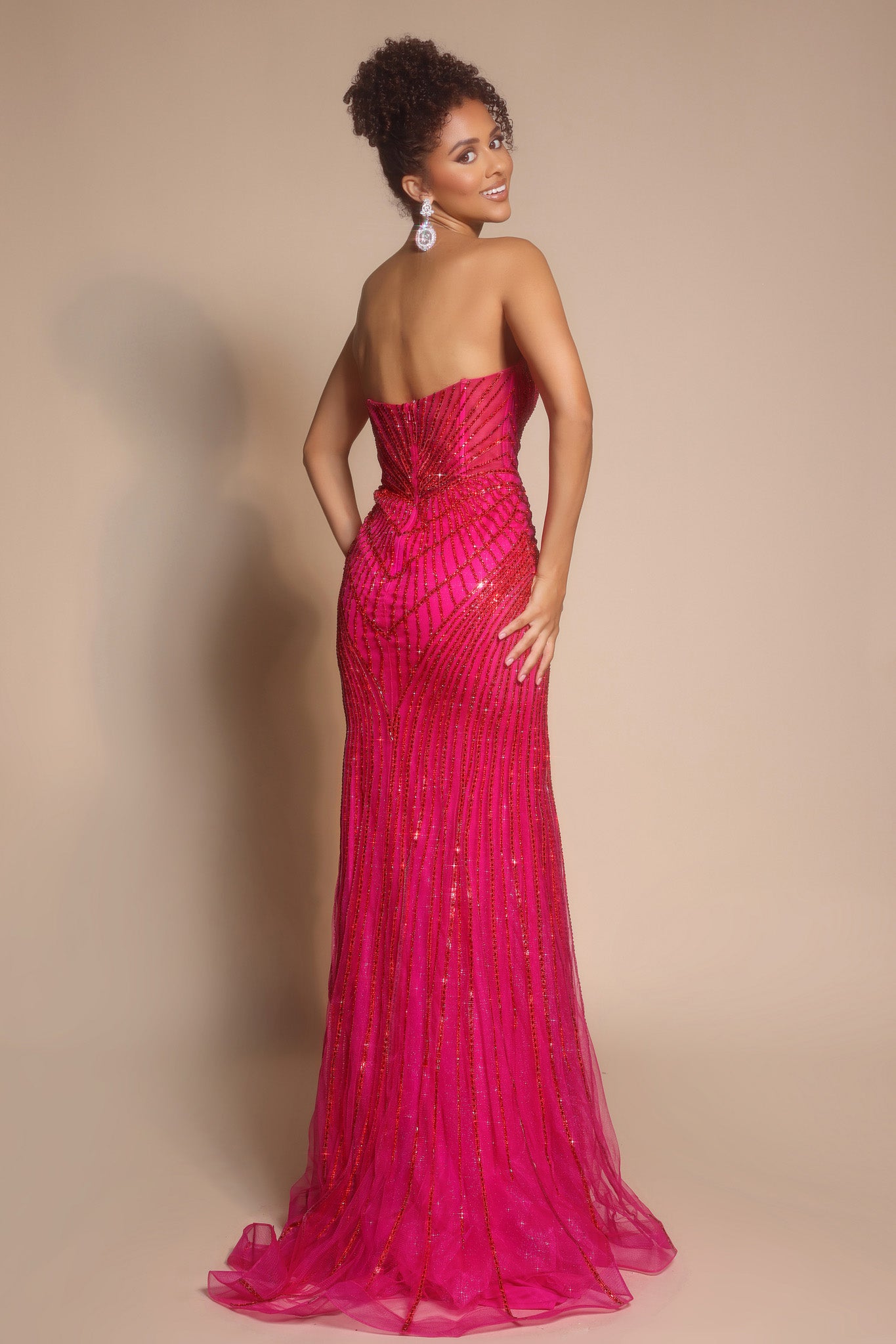 Portia and Scarlett Beaded Prom Dress PS26004