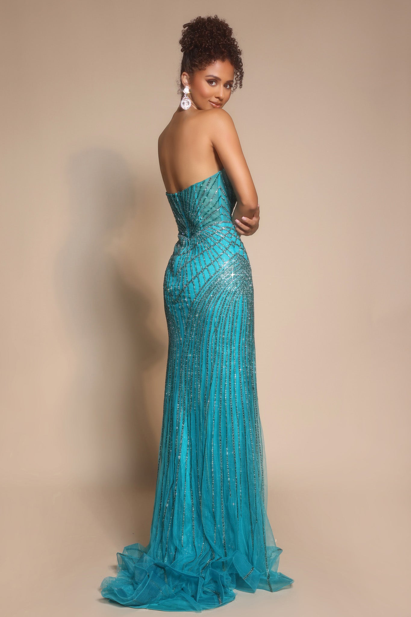 Portia and Scarlett Beaded Prom Dress PS26004