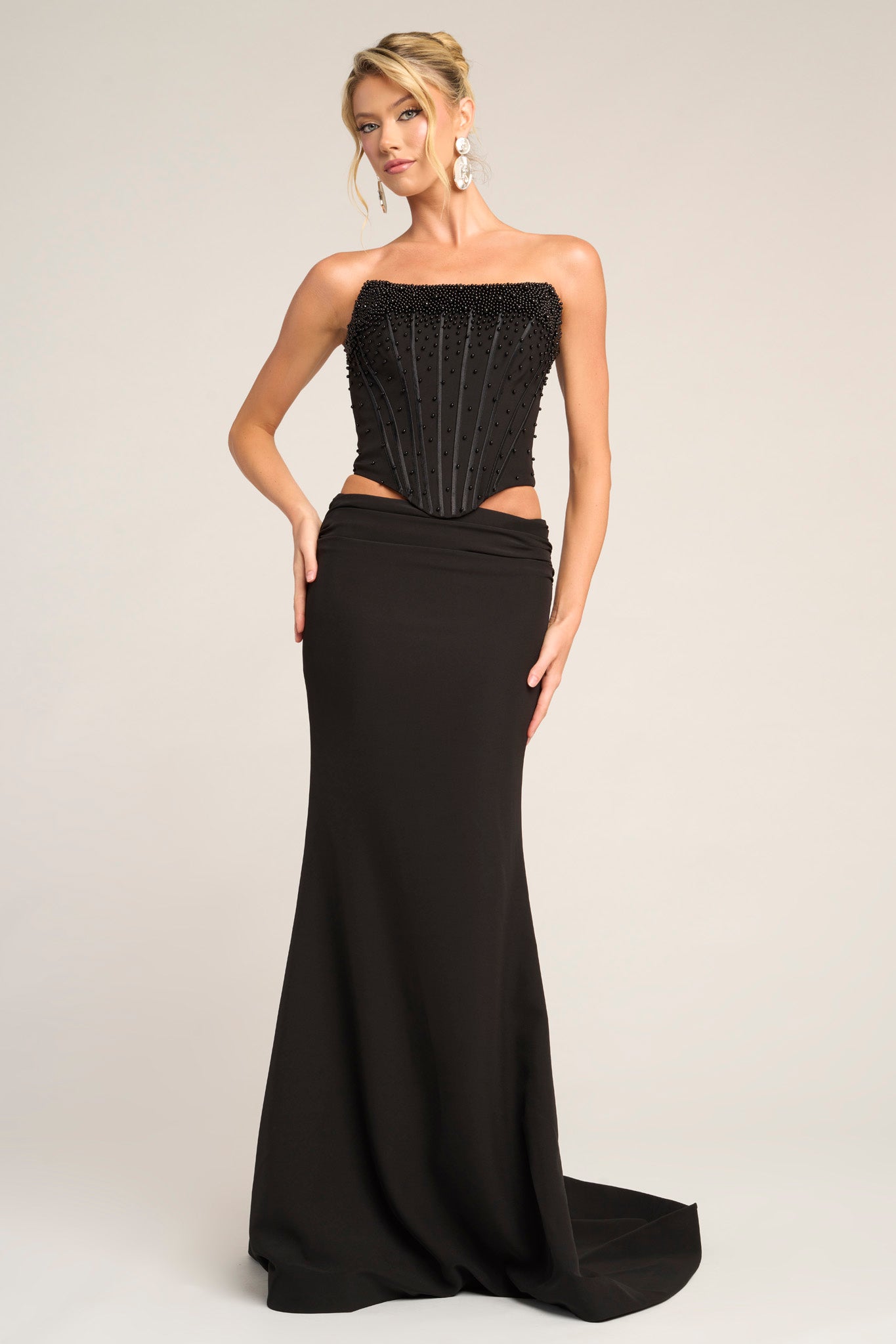Portia and Scarlett Two Piece Corset Prom Dress PS26007