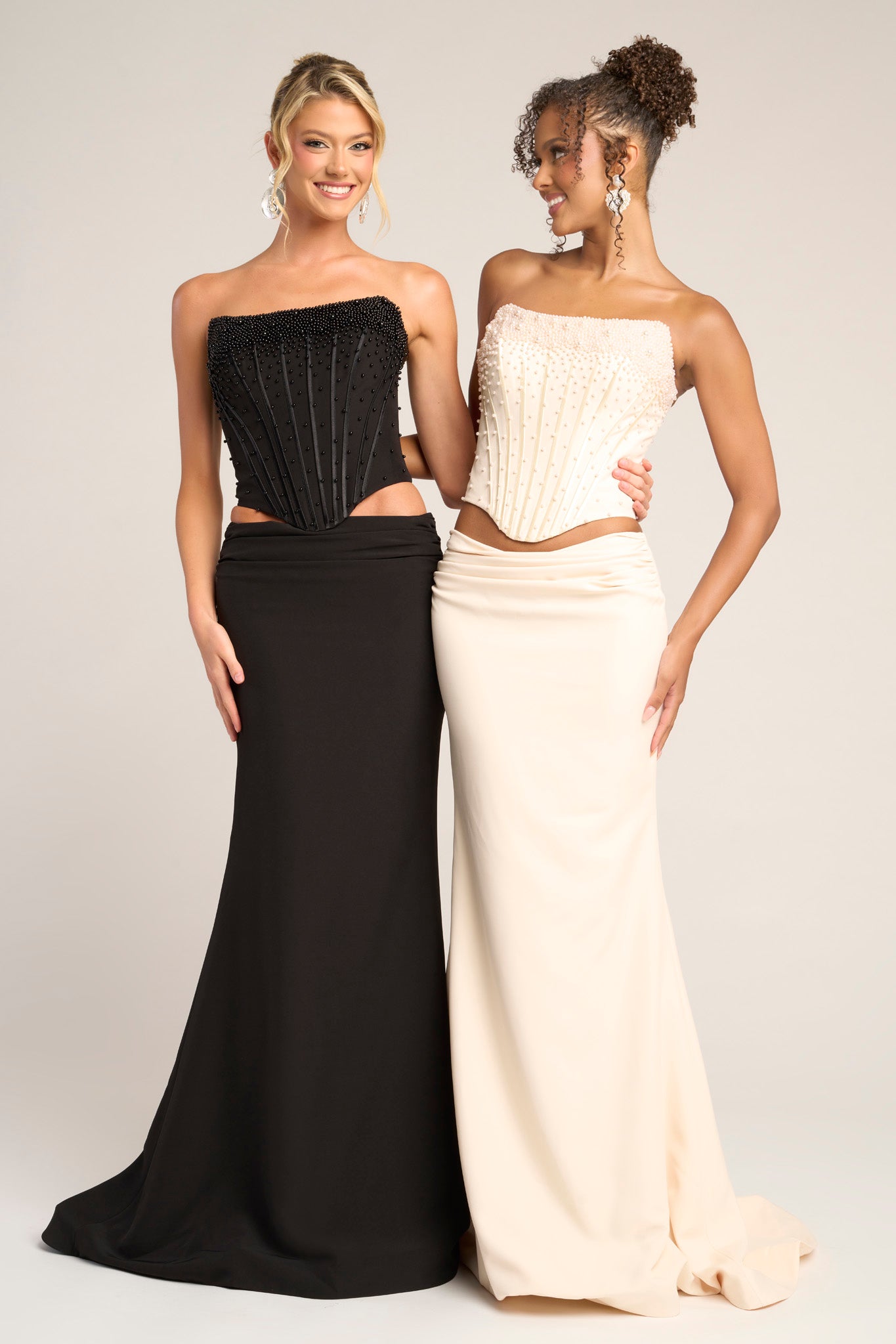 Portia and Scarlett Two Piece Corset Prom Dress PS26007