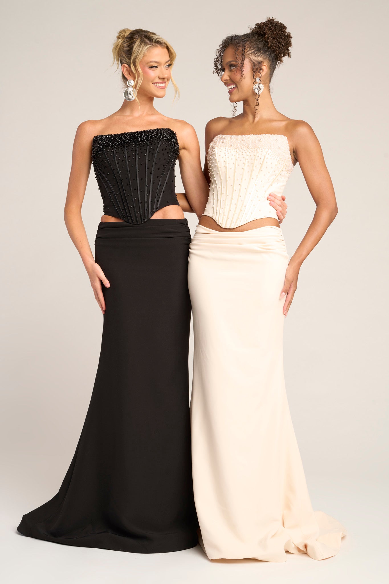 Portia and Scarlett Two Piece Corset Prom Dress PS26007