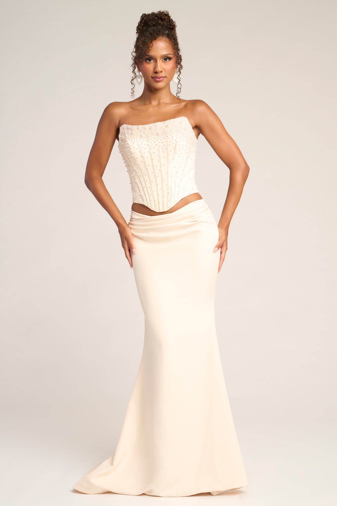 Portia and Scarlett Two Piece Corset Prom Dress PS26007