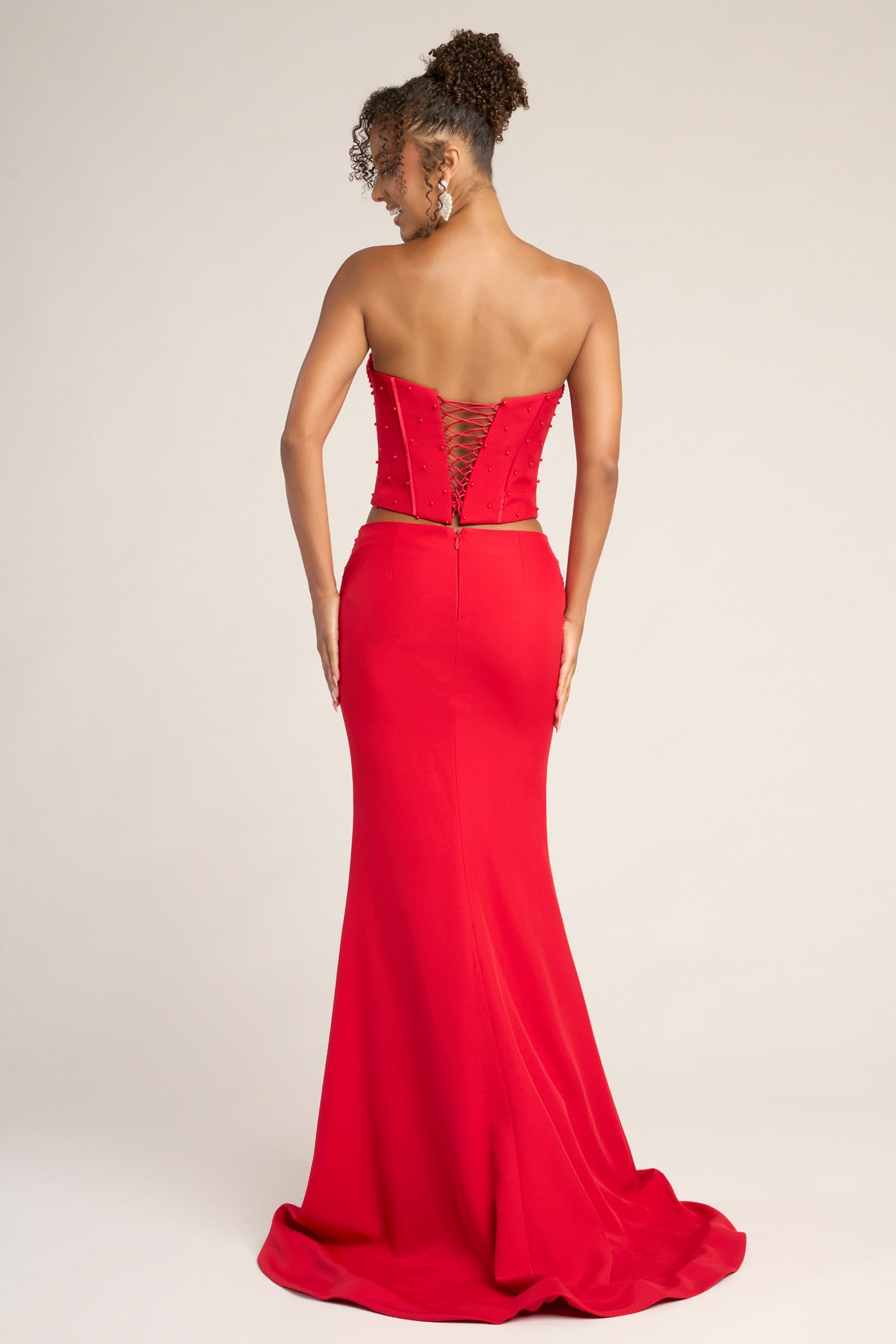 Portia and Scarlett Two Piece Corset Prom Dress PS26007