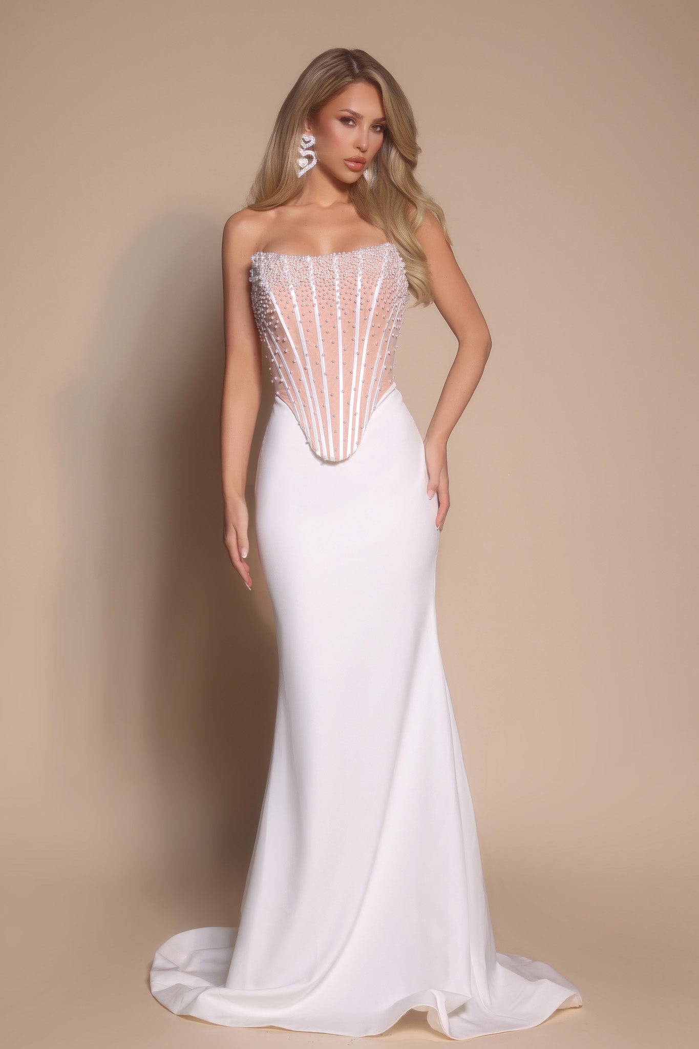 Portia and Scarlett Corset Prom Dress PS26008