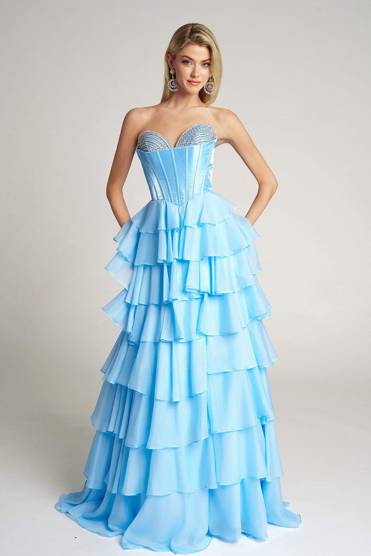 Portia and Scarlett Corset Prom Dress PS26024