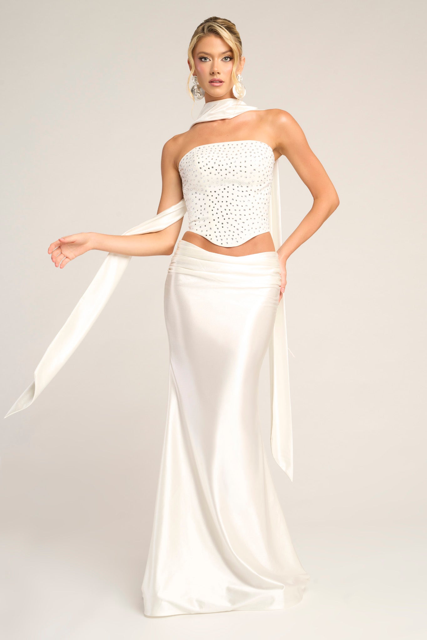 Portia and Scarlett Two Piece Corset Prom Dress PS26042