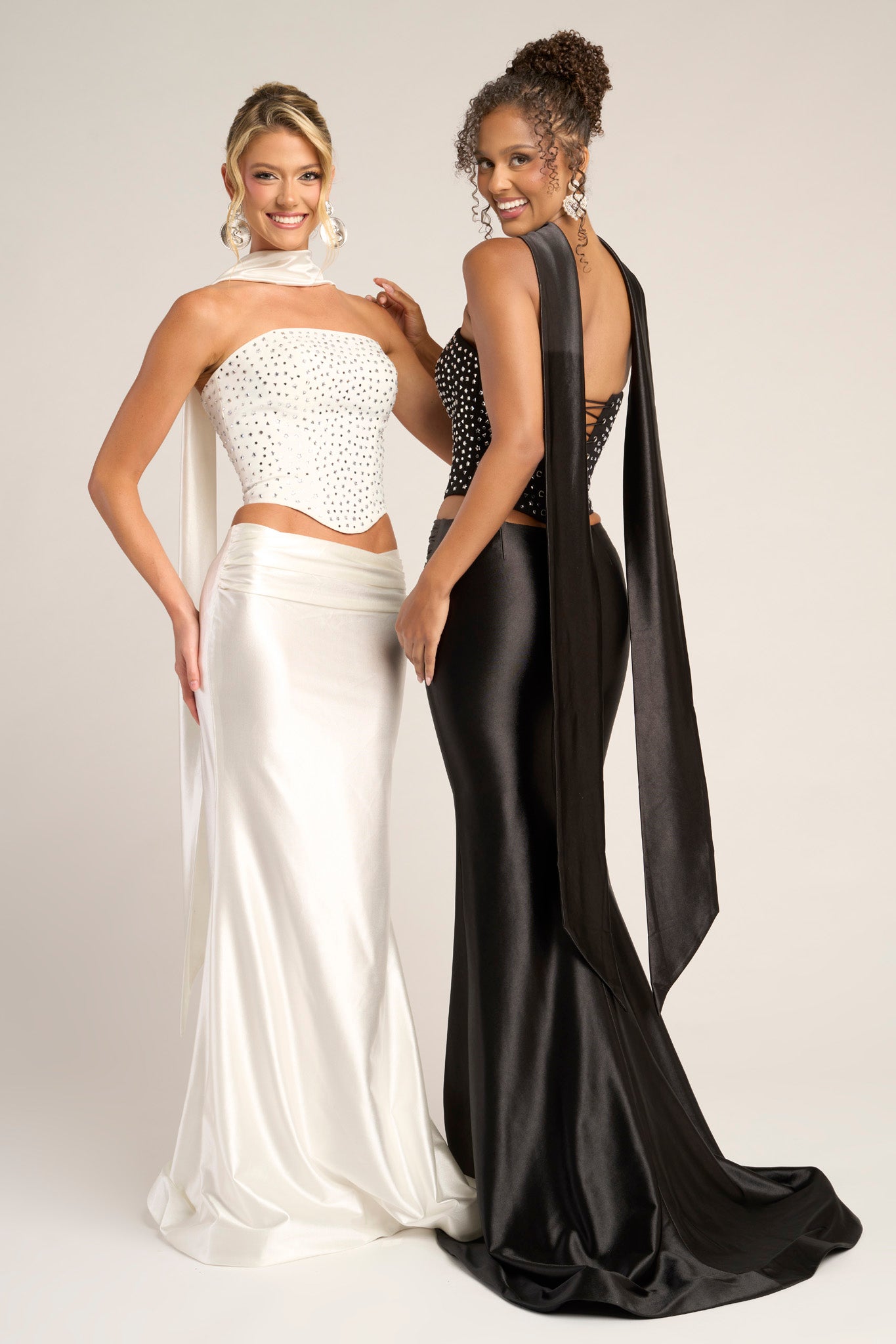 Portia and Scarlett Two Piece Corset Prom Dress PS26042