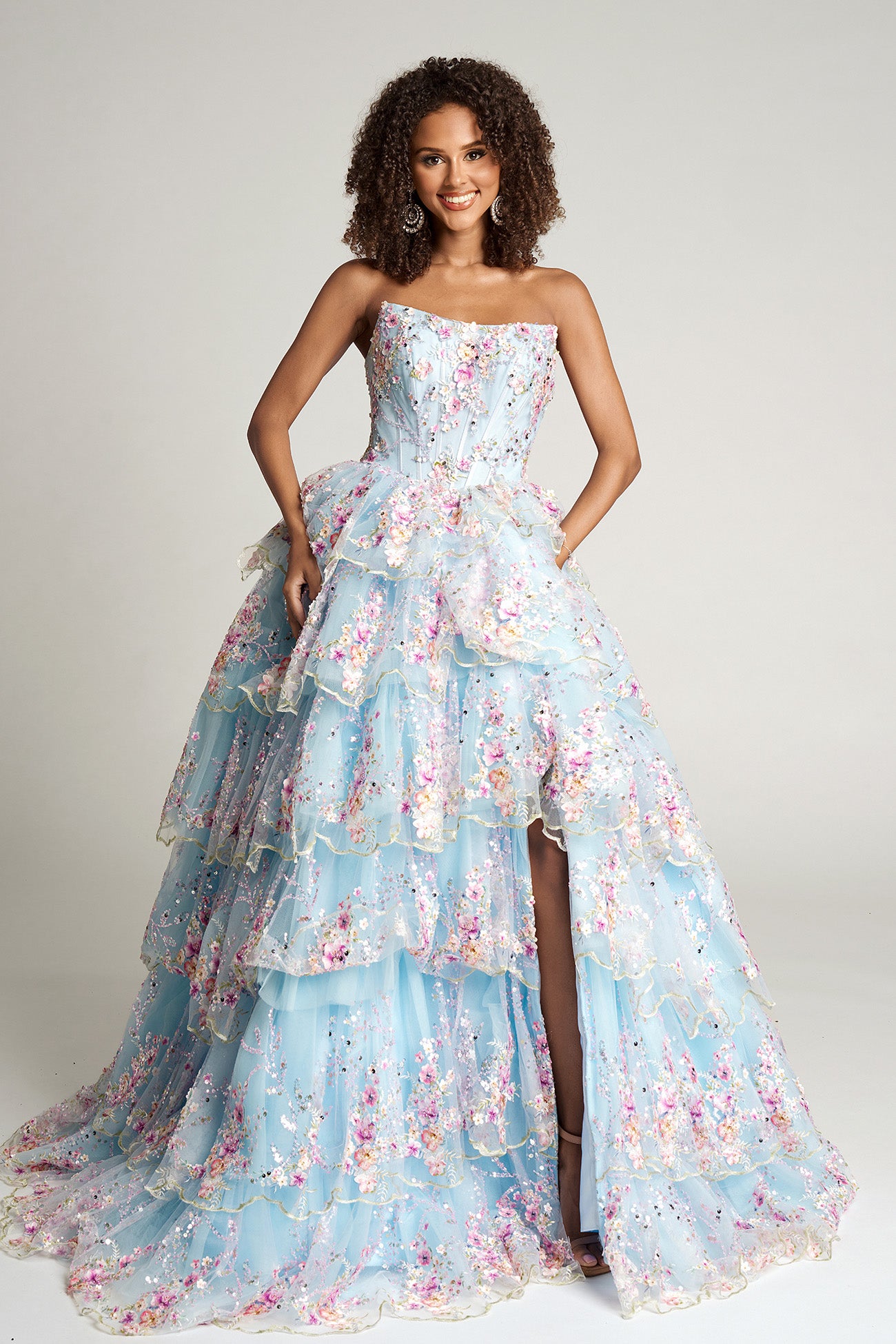 Portia and Scarlett Strapless Ball Gown Prom Dress PS26051