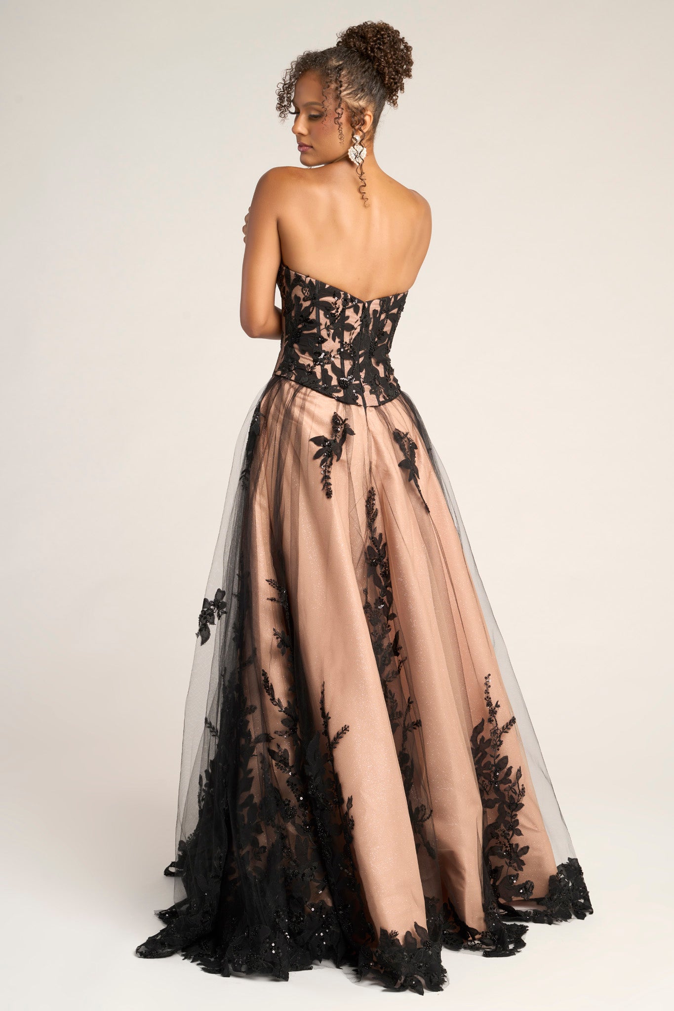 Portia and Scarlett Two Piece A-line Lace Prom Dress PS26061