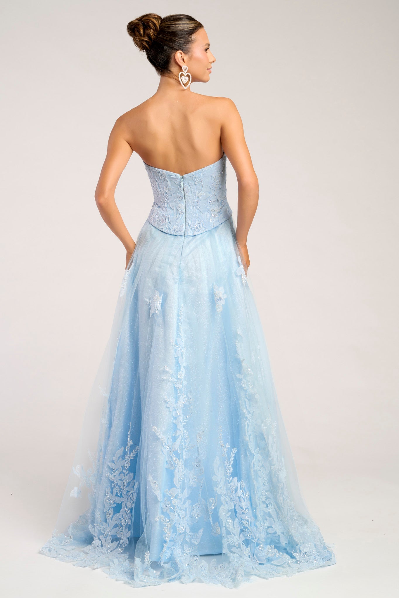 Portia and Scarlett Two Piece A-line Lace Prom Dress PS26061