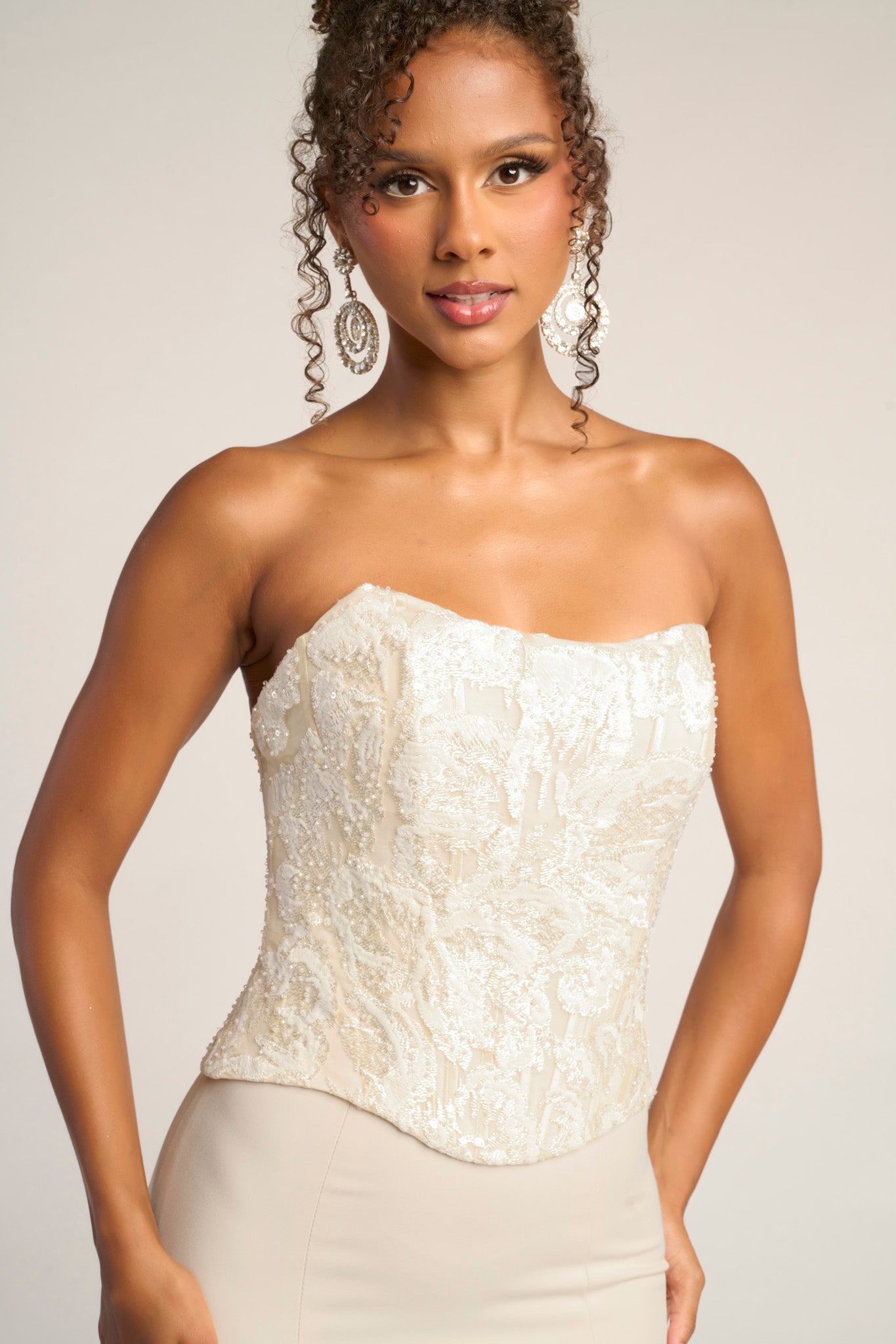 Portia and Scarlett Two Piece Corset Prom Dress PS26092