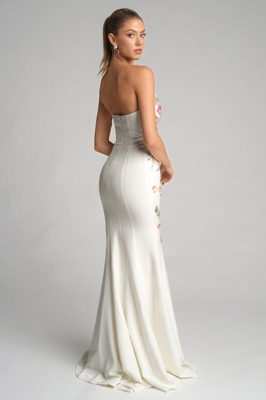 Portia and Scarlett Floral Sequin Prom Dress PS26286