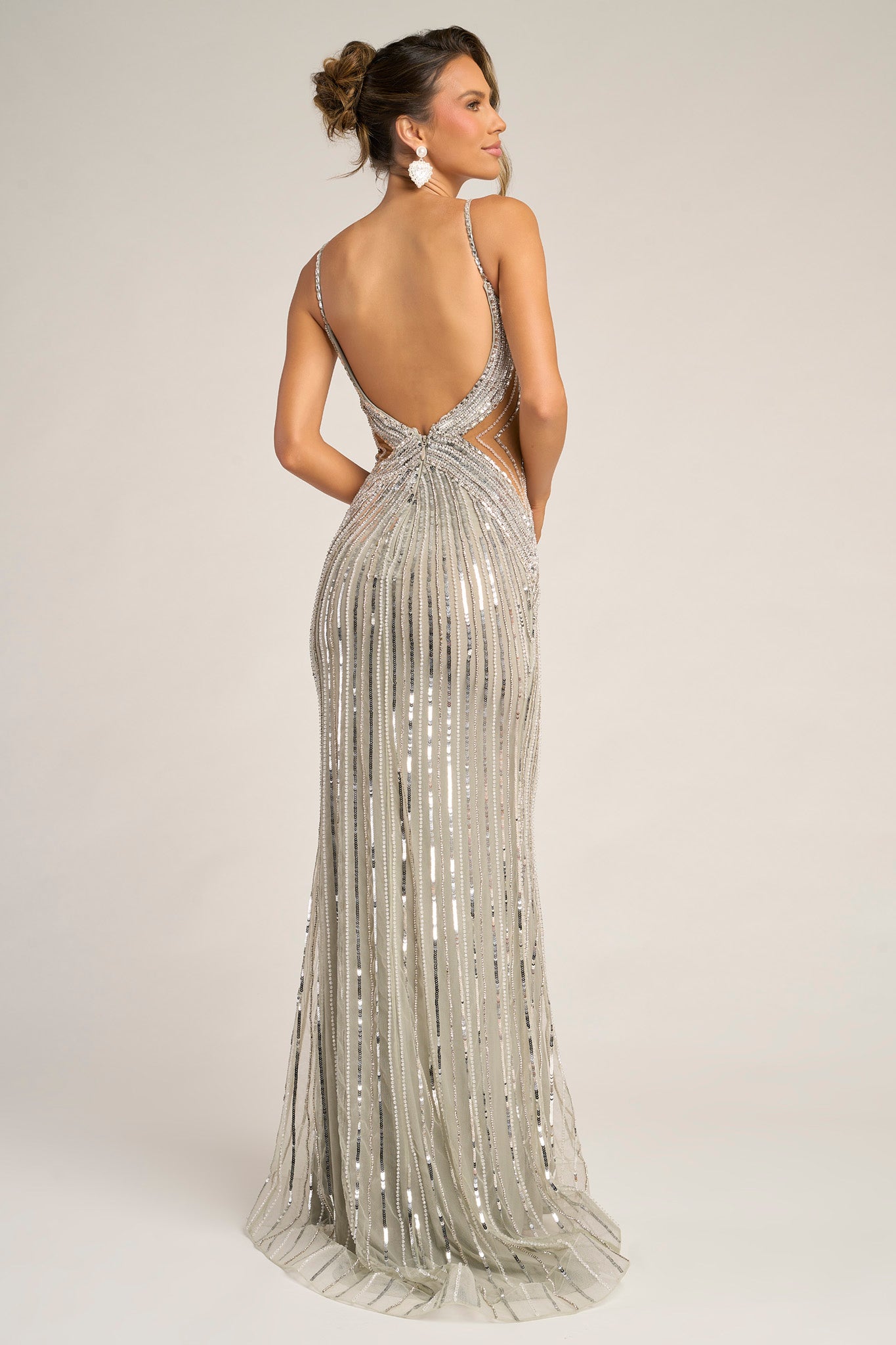 Portia and Scarlett Beaded Illusion Prom Dress PS26405C