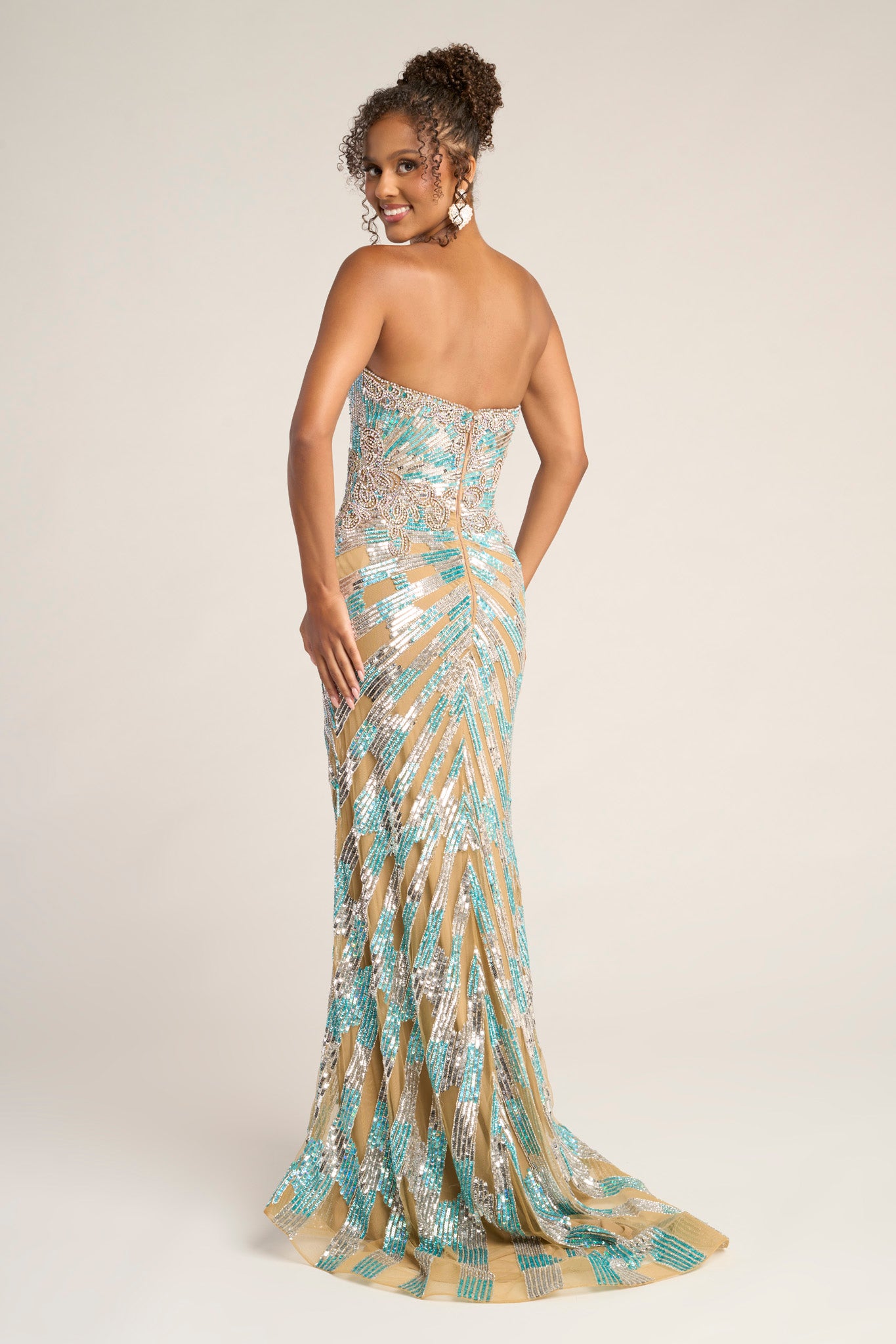 Portia and Scarlett Strapless Prom Dress PS26413C
