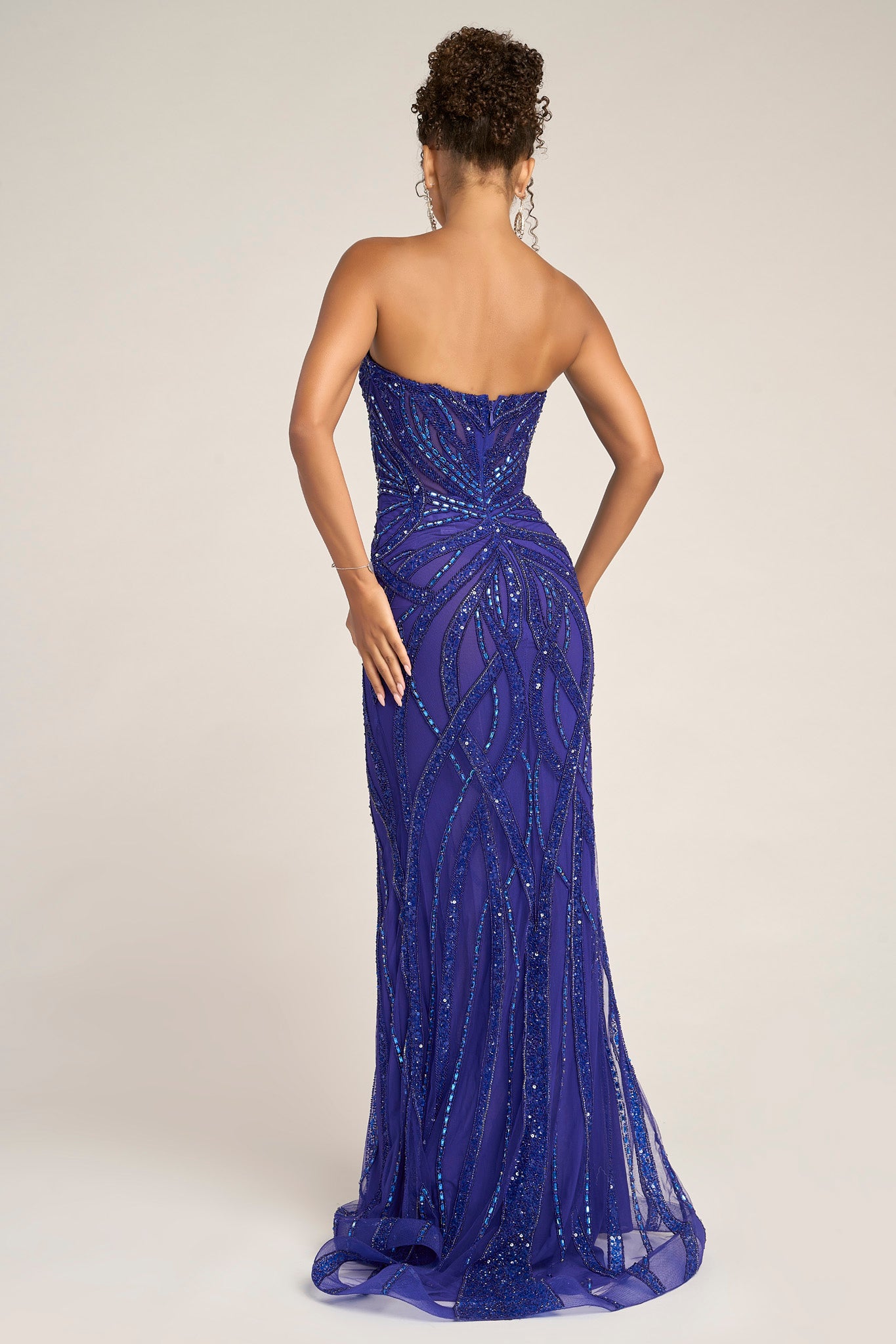 Portia and Scarlett Embellished Strapless Prom Dress PS26423C