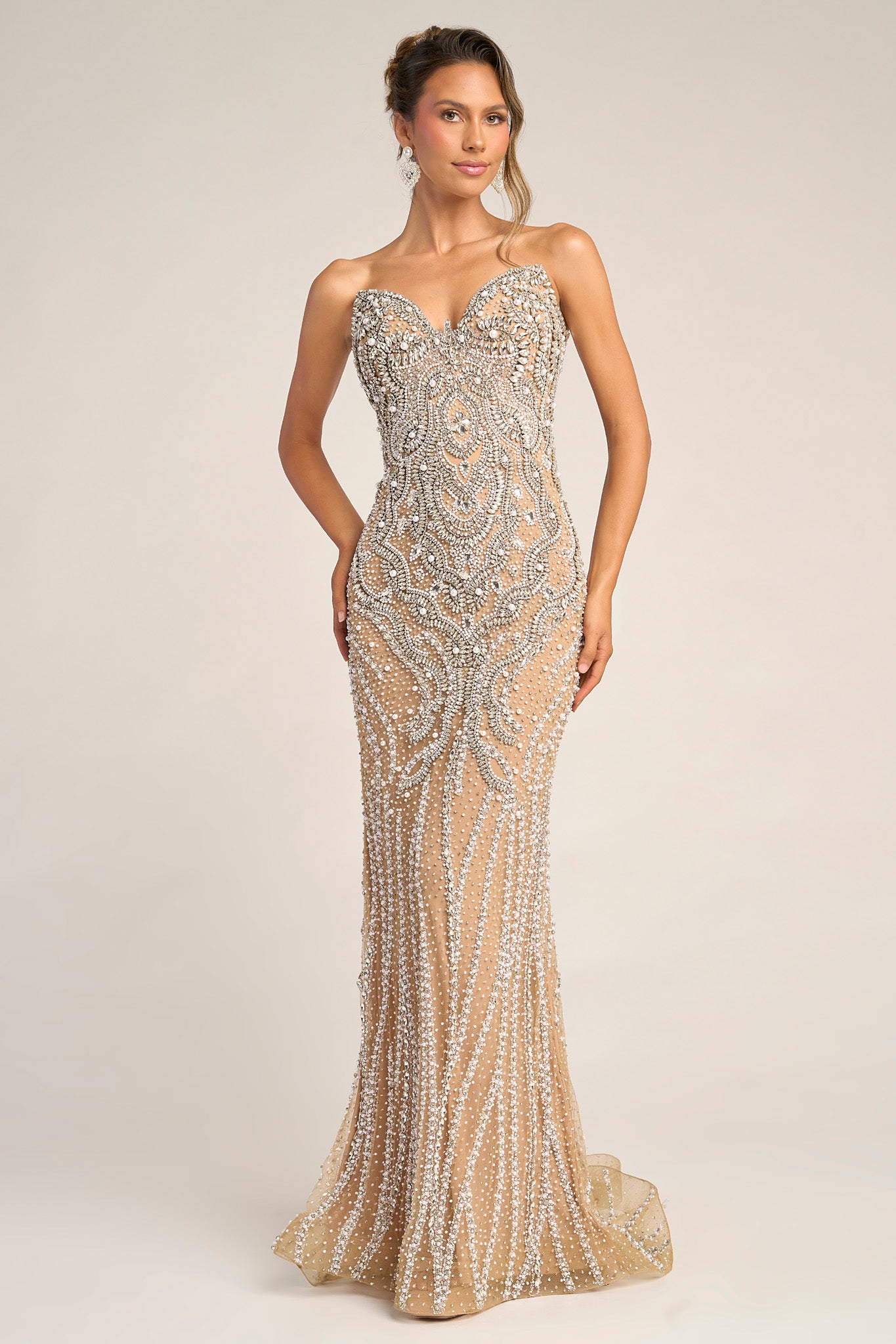 Portia and Scarlett Strapless Prom Dress PS26446C
