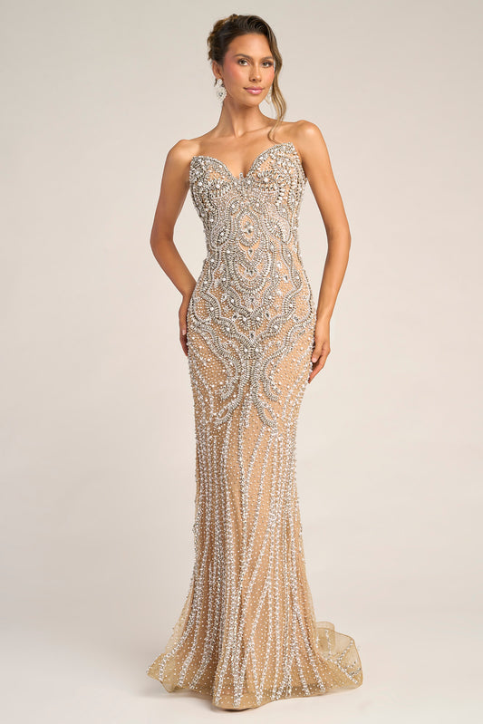 Portia and Scarlett Strapless Prom Dress PS26446C